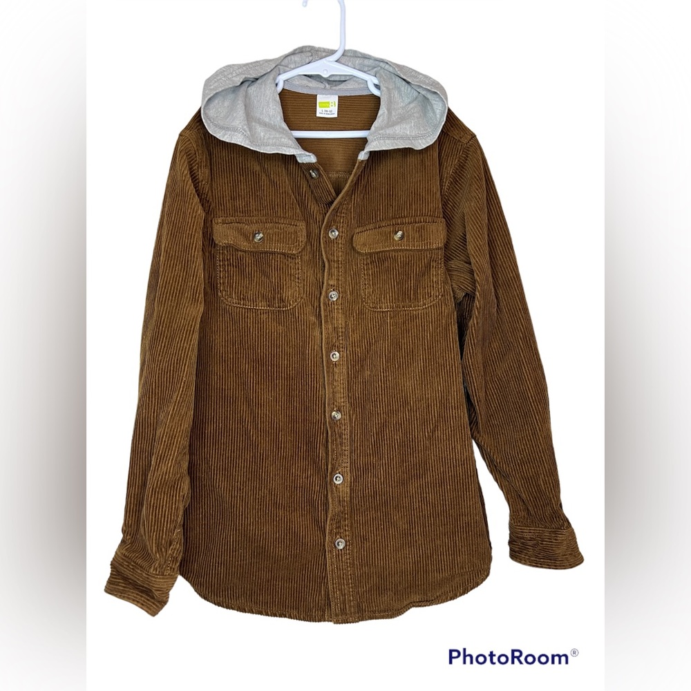 Crazy 8 Hooded Corduroy Shacket - Picture 1 of 6